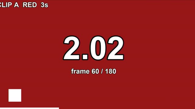 9秒: 列3(手前は A)